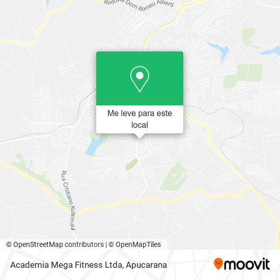 Academia Mega Fitness Ltda mapa