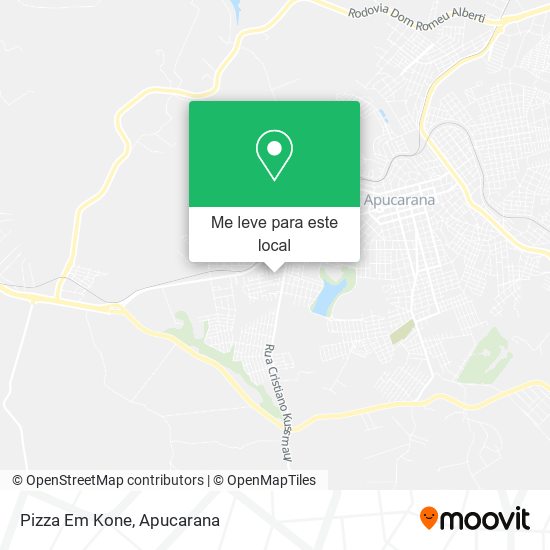 Pizza Em Kone mapa