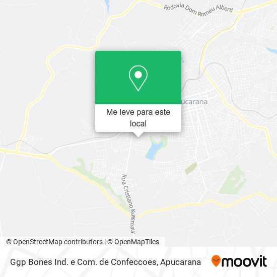 Ggp Bones Ind. e Com. de Confeccoes mapa