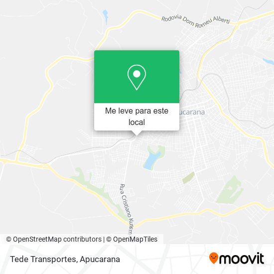 Tede Transportes mapa