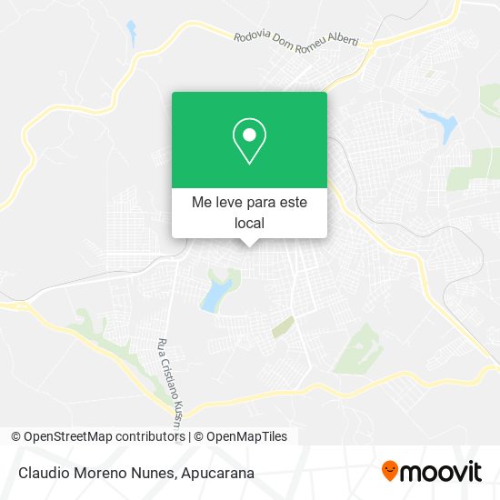 Claudio Moreno Nunes mapa
