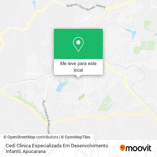 Cedi Clinica Especializada Em Desenvolvimento Infantil mapa