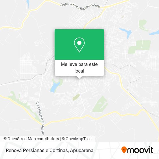 Renova Persianas e Cortinas mapa