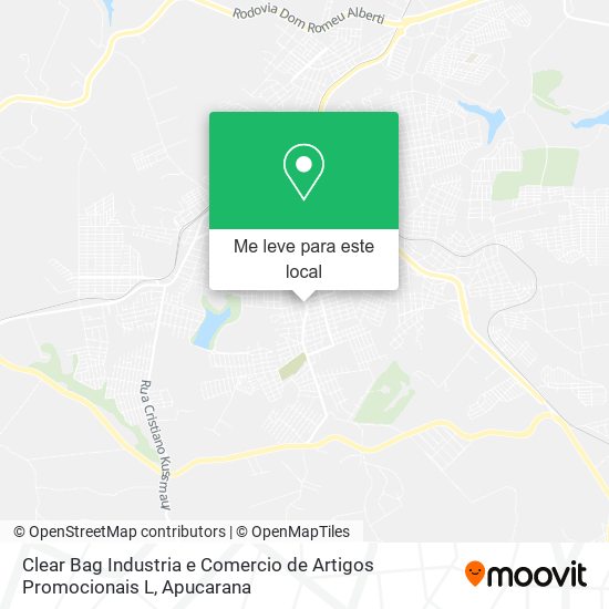 Clear Bag Industria e Comercio de Artigos Promocionais L mapa