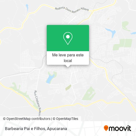 Barbearia Pai e Filhos mapa