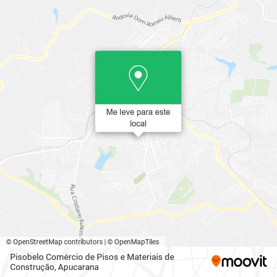 Pisobelo Comércio de Pisos e Materiais de Construção mapa