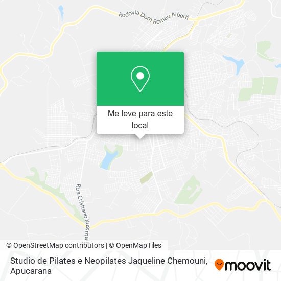 Studio de Pilates e Neopilates Jaqueline Chemouni mapa