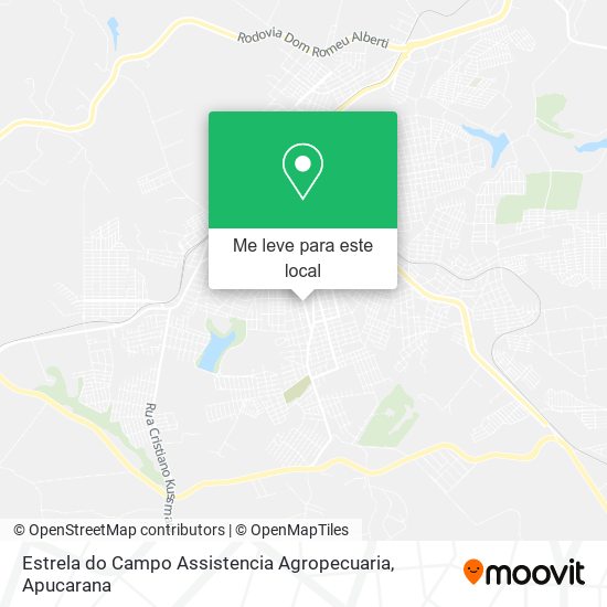 Estrela do Campo Assistencia Agropecuaria mapa