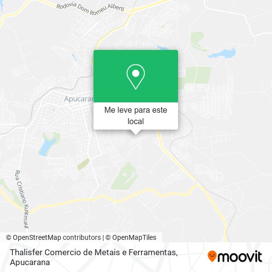 Thalisfer Comercio de Metais e Ferramentas mapa