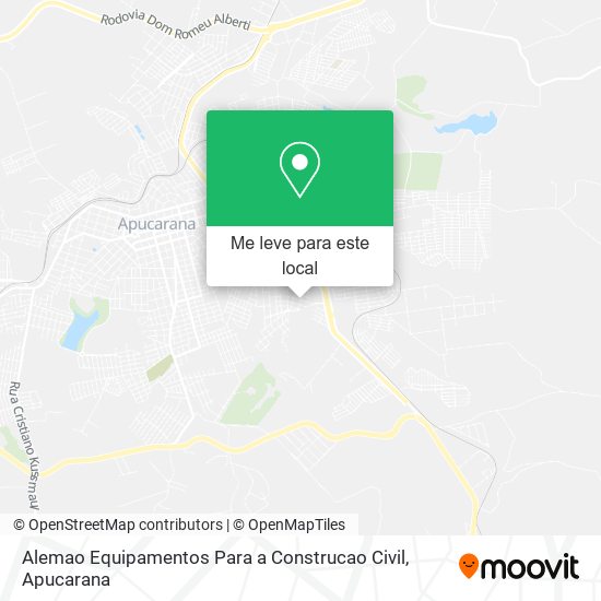 Alemao Equipamentos Para a Construcao Civil mapa