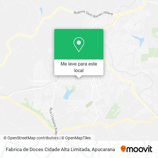 Fabrica de Doces Cidade Alta Limitada mapa