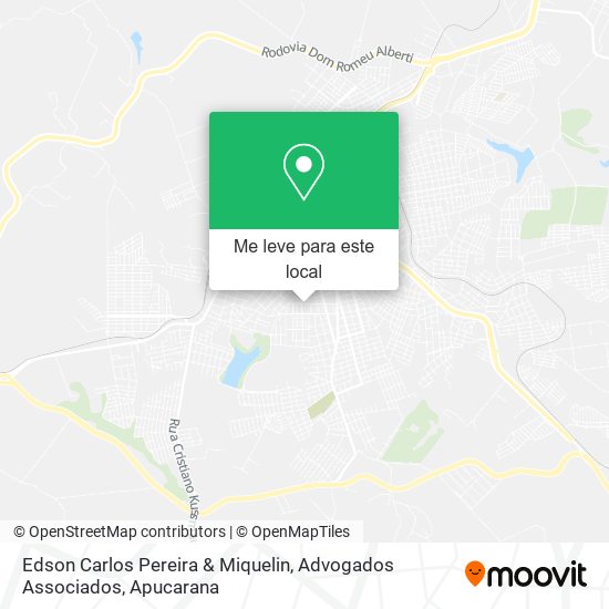 Edson Carlos Pereira & Miquelin, Advogados Associados mapa
