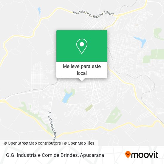 G.G. Industria e Com de Brindes mapa