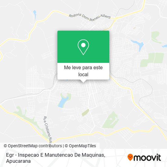 Egr - Inspecao E Manutencao De Maquinas mapa