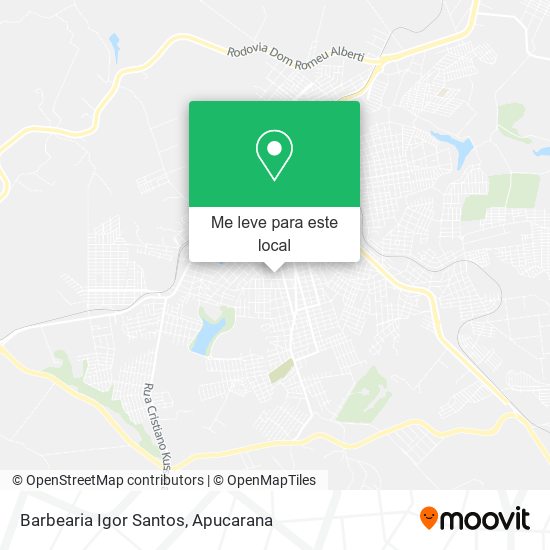 Barbearia Igor Santos mapa