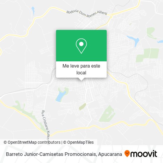 Barreto Junior-Camisetas Promocionais mapa