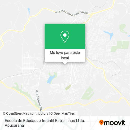 Escola de Educacao Infantil Estrelinhas Ltda mapa