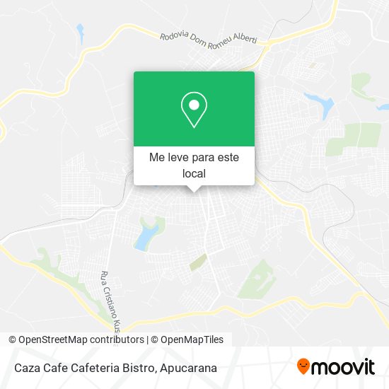 Caza Cafe Cafeteria Bistro mapa