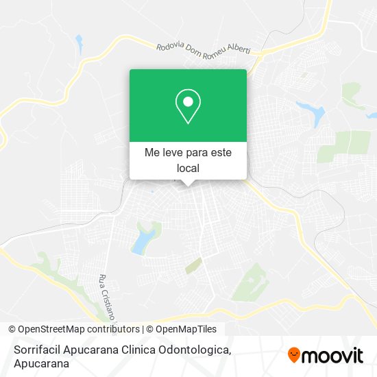 Sorrifacil Apucarana Clinica Odontologica mapa