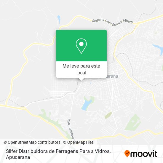 Silfer Distribuidora de Ferragens Para a Vidros mapa