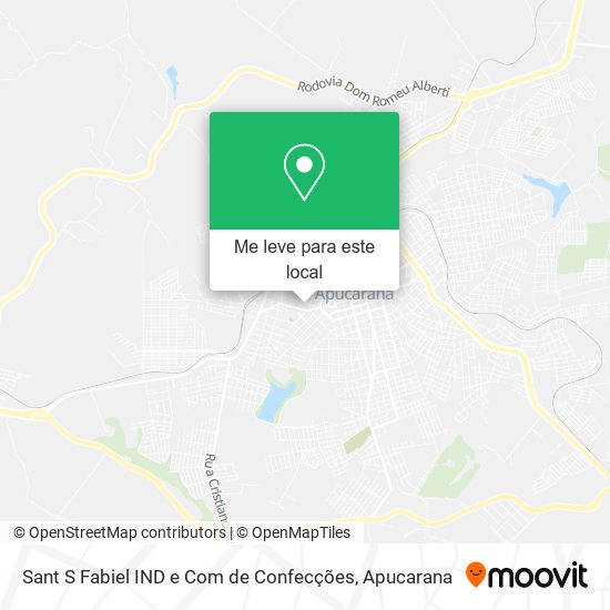 Sant S Fabiel IND e Com de Confecções mapa