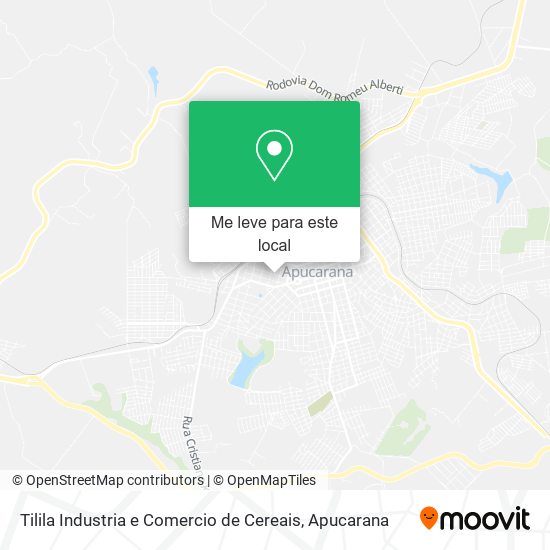 Tilila Industria e Comercio de Cereais mapa