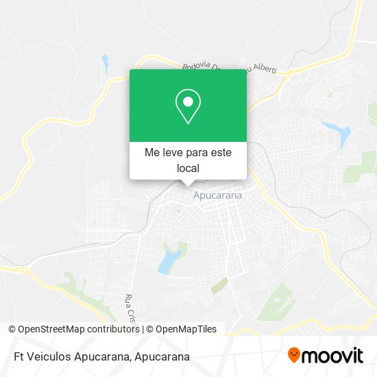 Ft Veiculos Apucarana mapa