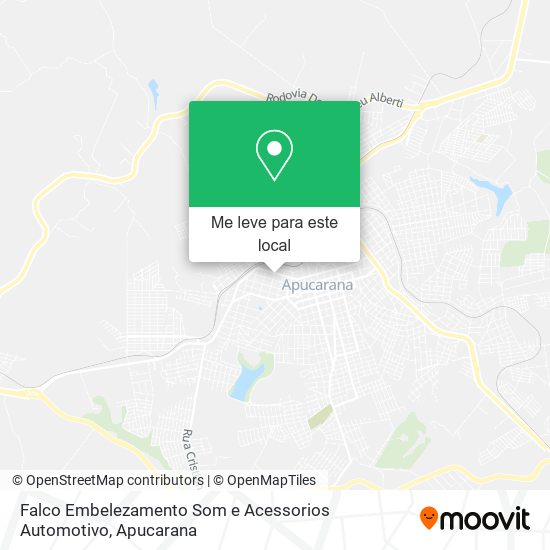 Falco Embelezamento Som e Acessorios Automotivo mapa