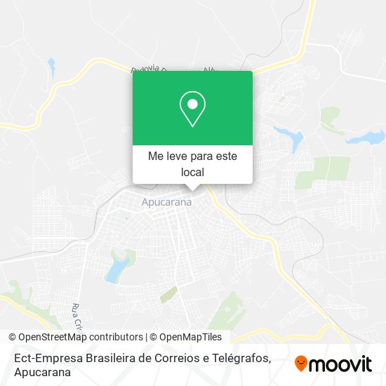 Ect-Empresa Brasileira de Correios e Telégrafos mapa