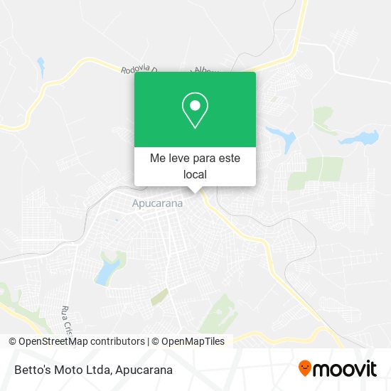 Betto's Moto Ltda mapa