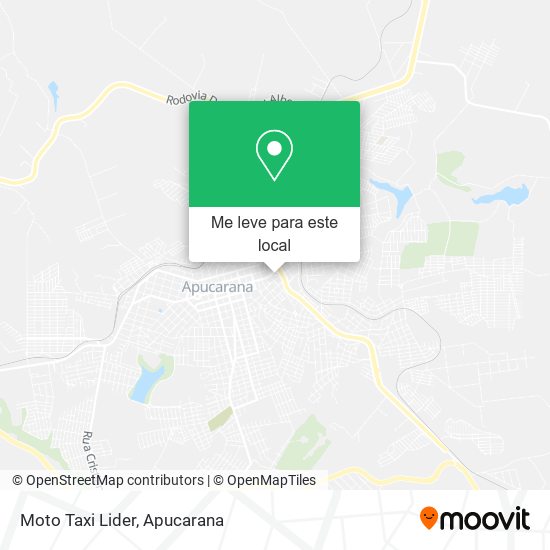Moto Taxi Lider mapa