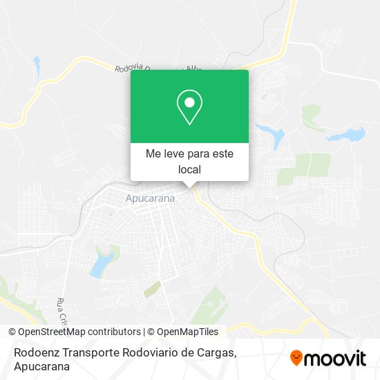 Rodoenz Transporte Rodoviario de Cargas mapa