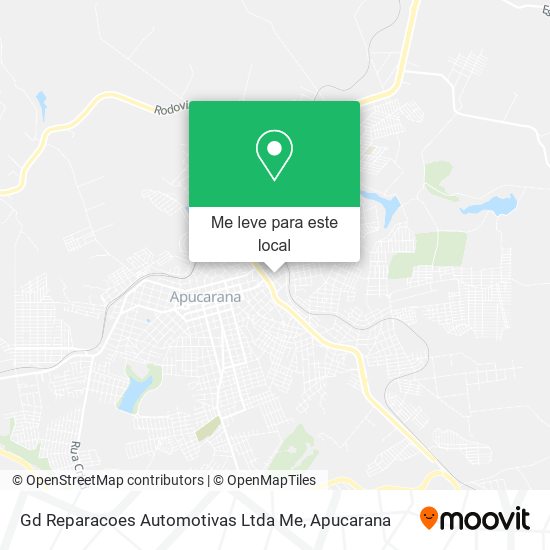 Gd Reparacoes Automotivas Ltda Me mapa