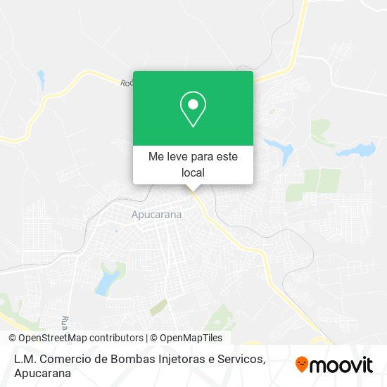 L.M. Comercio de Bombas Injetoras e Servicos mapa