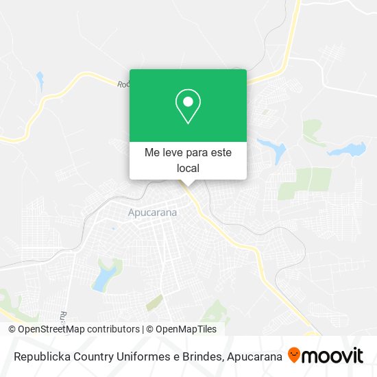 Republicka Country Uniformes e Brindes mapa