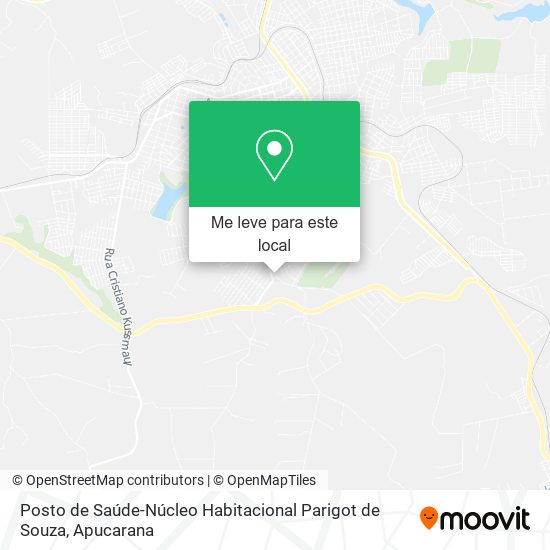 Posto de Saúde-Núcleo Habitacional Parigot de Souza mapa