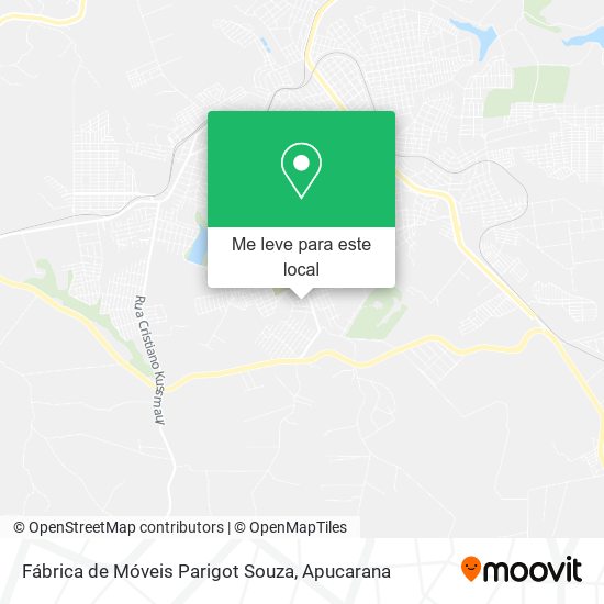 Fábrica de Móveis Parigot Souza mapa