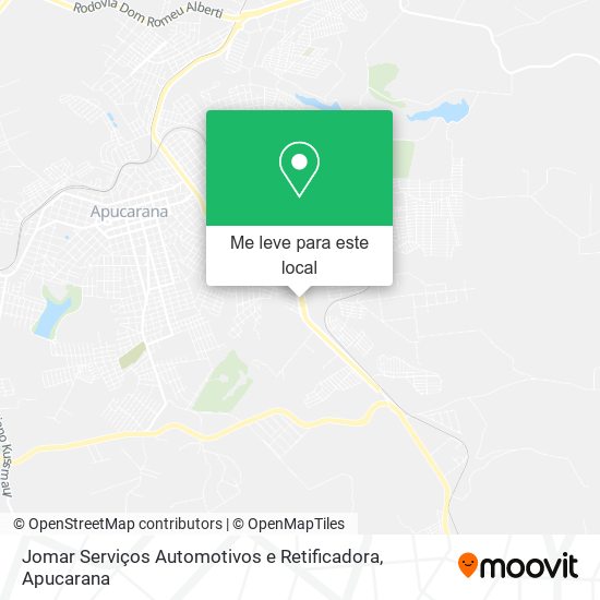 Jomar Serviços Automotivos e Retificadora mapa