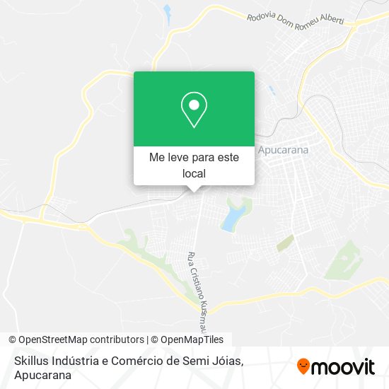 Skillus Indústria e Comércio de Semi Jóias mapa