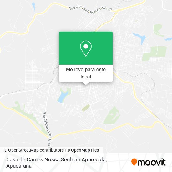 Casa de Carnes Nossa Senhora Aparecida mapa