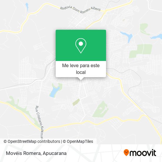 Movéis Romera mapa