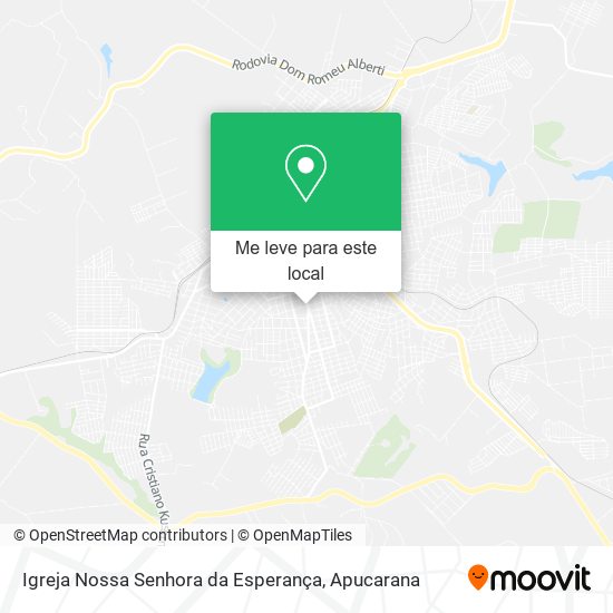 Igreja Nossa Senhora da Esperança mapa