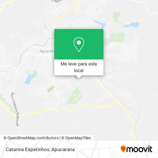 Catarina Espetinhos mapa