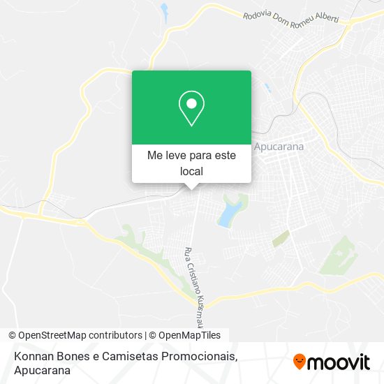 Konnan Bones e Camisetas Promocionais mapa
