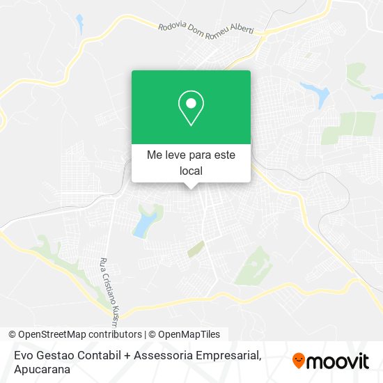 Evo Gestao Contabil + Assessoria Empresarial mapa
