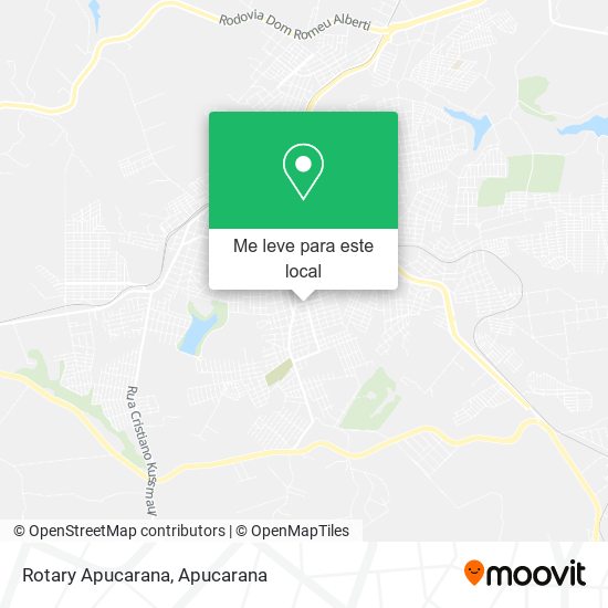 Rotary Apucarana mapa