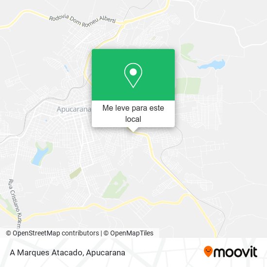 A Marques Atacado mapa