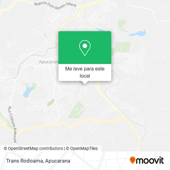 Trans Rodoama mapa