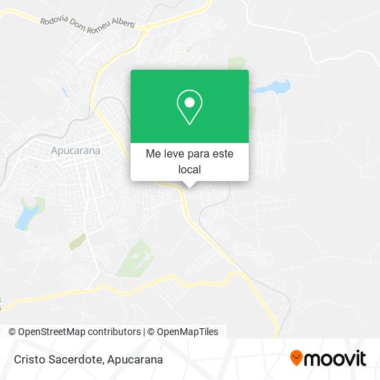 Cristo Sacerdote mapa