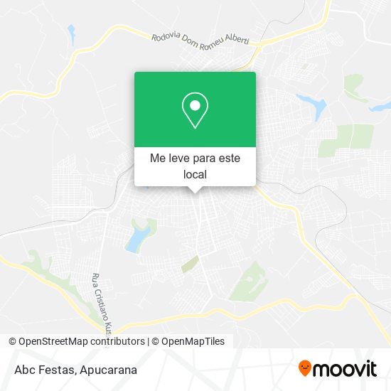 Abc Festas mapa